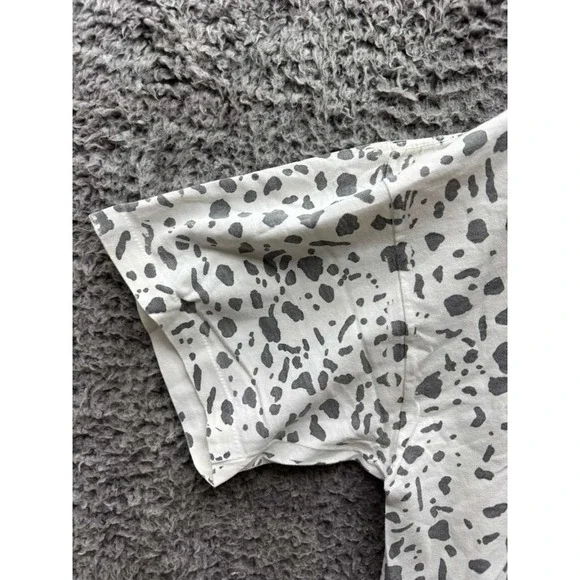 Vintage 90s Disney‎ All-Over Print Mickey Mouse T-Shirt White Mens Size M/L - Picture 4 of 13